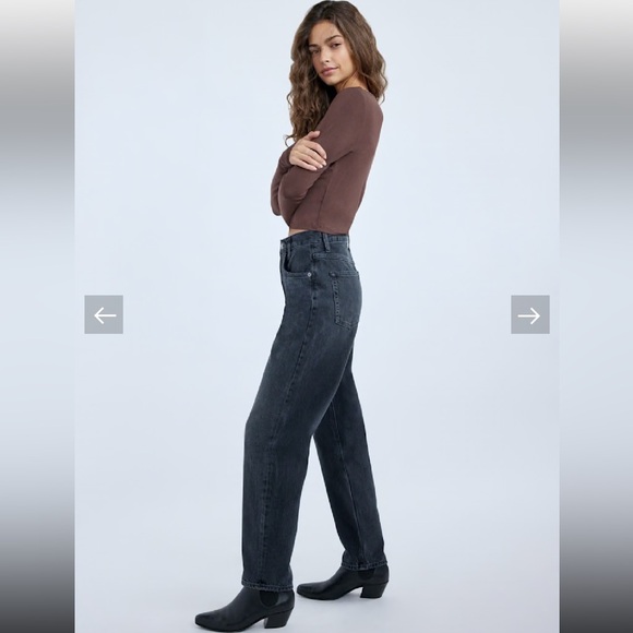 NWT AGOLDE high rise baggy tapered jean in Shambles size 27 - Picture 1 of 10